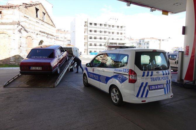 Kırklareli'nde otomobilini akaryakıt istasyonunda bırakıp kaçan şüpheli aranıyor