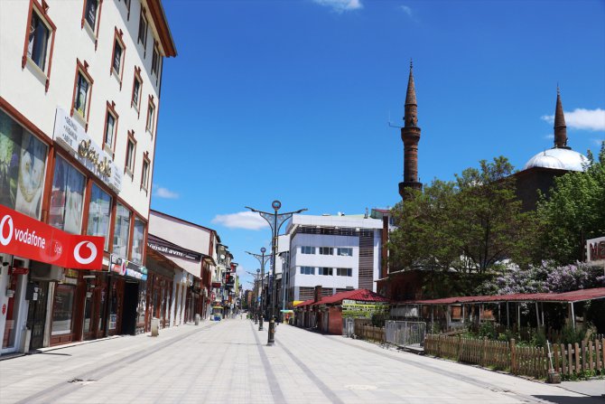 Doğu Anadolu'da Ramazan Bayramı'nın son günü de sokaklar boş kaldı
