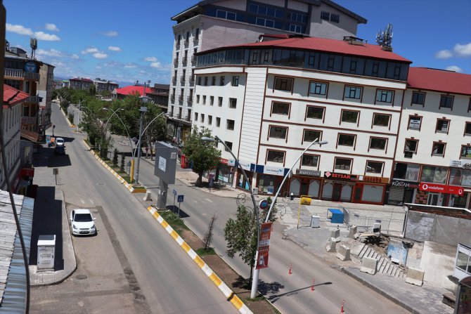 Doğu Anadolu'da Ramazan Bayramı'nın son günü de sokaklar boş kaldı