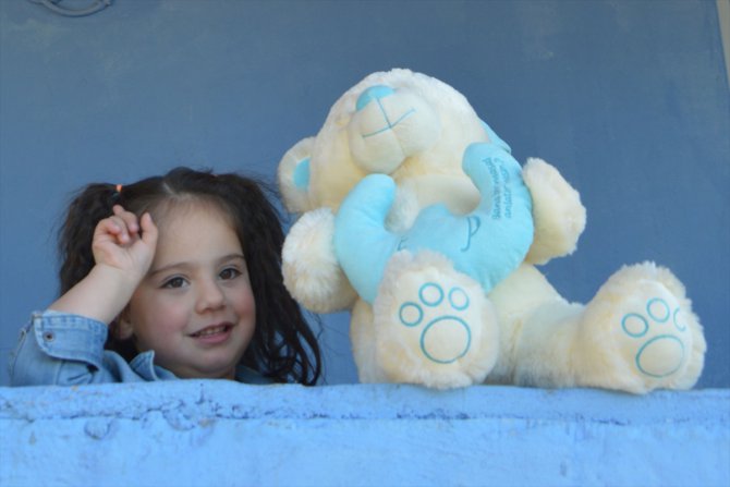 Samsun'da, şehidin 3 yaşındaki kızına doğum günü sürprizi