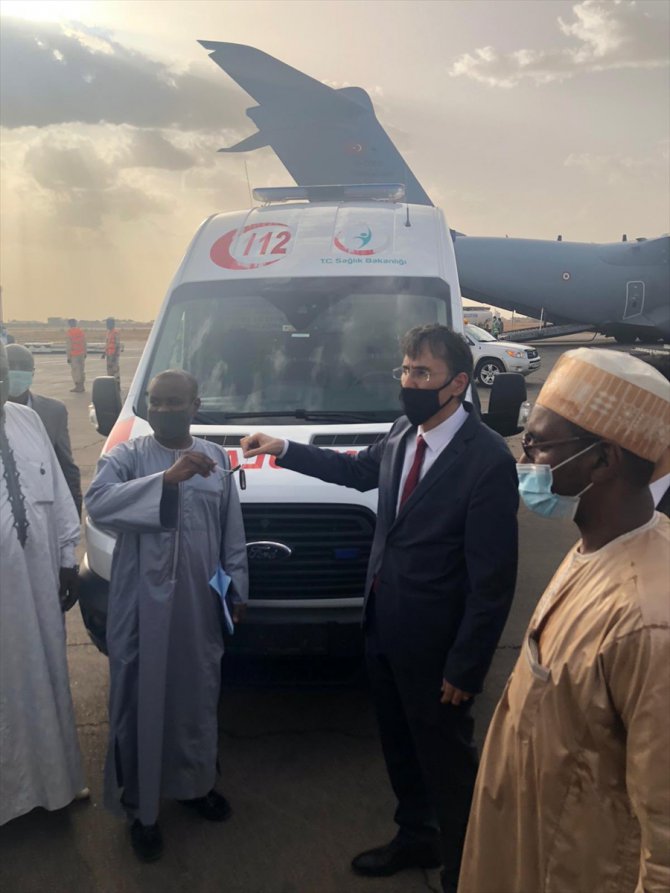 Tıbbi yardım malzemesi taşıyan Türk uçağı Çad'a indi