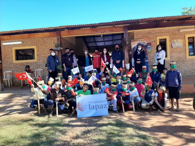 Türkiye'den Paraguay'daki bakıma muhtaç çocuklara yardım