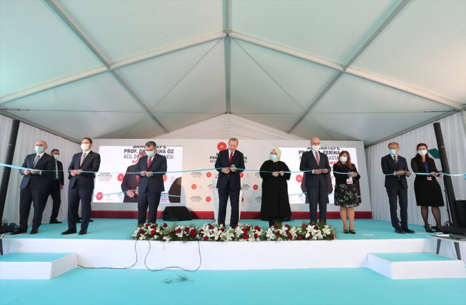Cumhurbaşkanı Erdoğan, Prof. Dr. Feriha Öz Acil Durum Hastanesi açılış töreninde konuştu: (1)