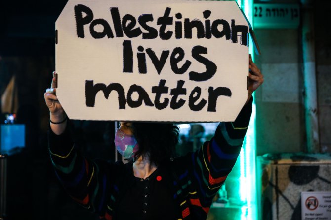 İsrail polisinin zihinsel engelli Filistinliyi şehit etmesi protesto edildi