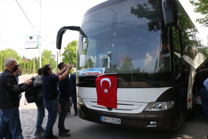 Kuzey Makedonya'daki Türk vatandaşları yurda dönüyor