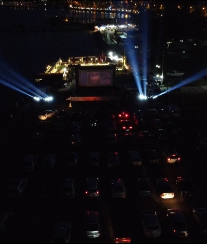 Tekirdağ'da "açık hava sineması" etkinliği