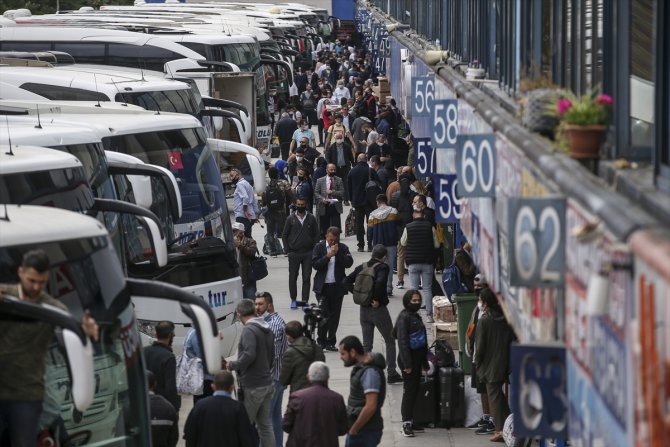 15 Temmuz Demokrasi Otogarı'nda yolcu haraketliliği