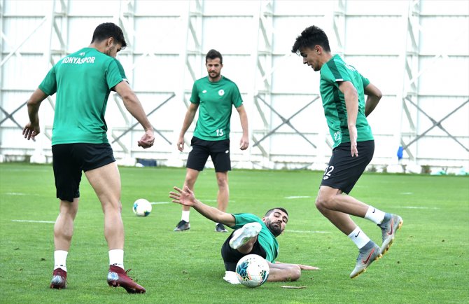 Konyaspor, Gençlerbirliği maçı hazırlıklarına devam etti