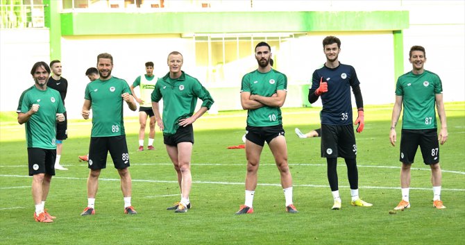 Konyaspor, Gençlerbirliği maçı hazırlıklarına devam etti