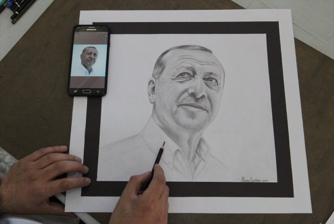 Hakkarili Demirel'in Cumhurbaşkanı Erdoğan sevgisi