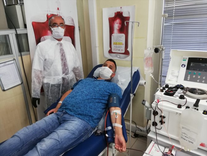 Karabük'te Kovid-19'u yenen 12 kişi immün plazma bağışçısı oldu