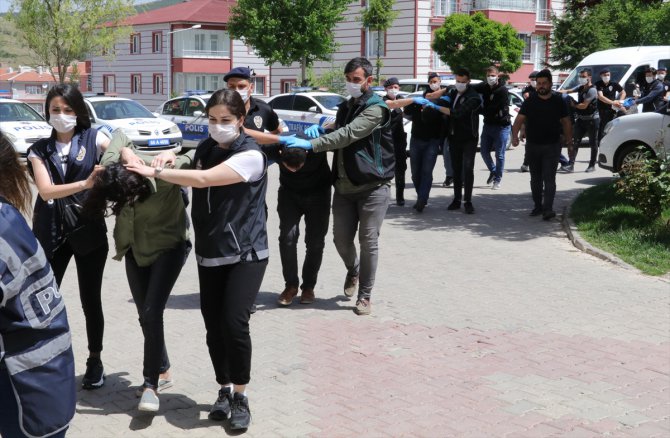 Yozgat merkezli uyuşturucu operasyonunda 16 şüpheli yakalandı