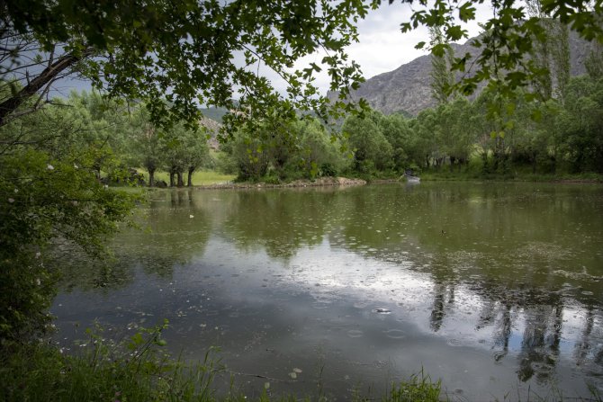 Tarihi Tamzara Mahallesi'nin Silbehan Göleti doğal güzelliğine kavuştu