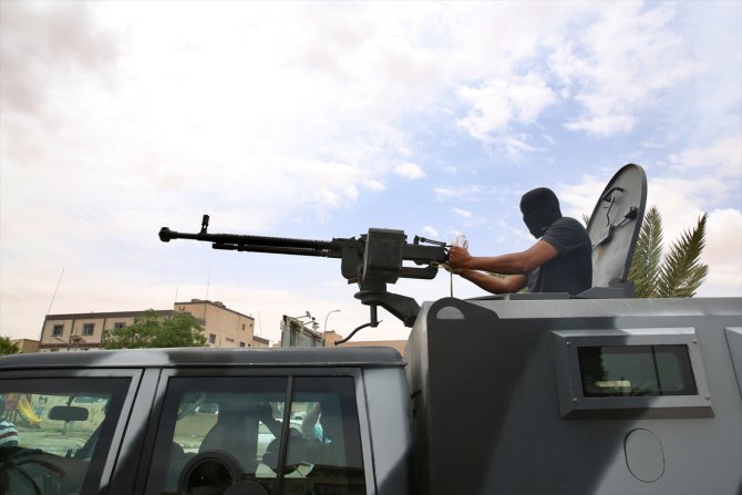 Libya İçişleri Bakanlığı, Hafter milislerinden kurtarılan Terhune'de güvenlik tedbirlerini artırıyor