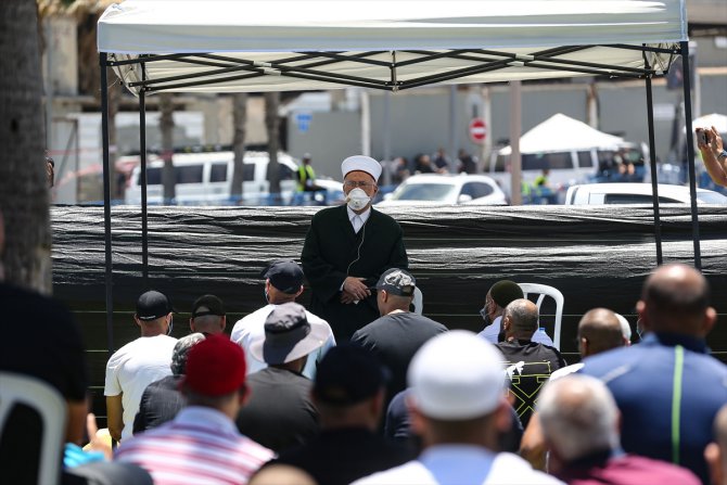 İsrail’in Yafa’da Müslüman mezarlığını yıkması protesto edildi