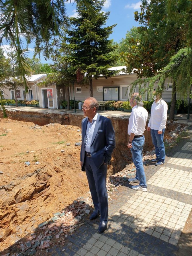 TTF Başkanı Cengiz Durmuş, Ulusal Kamp Merkezi inşaatını ziyaret etti
