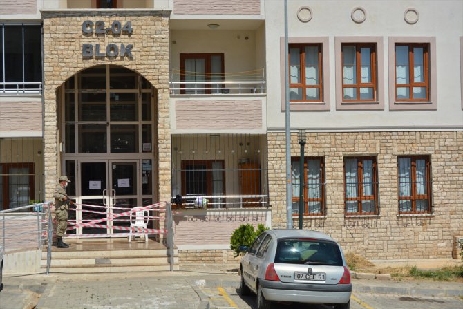 Gaziantep'te bir apartman karantinaya alındı