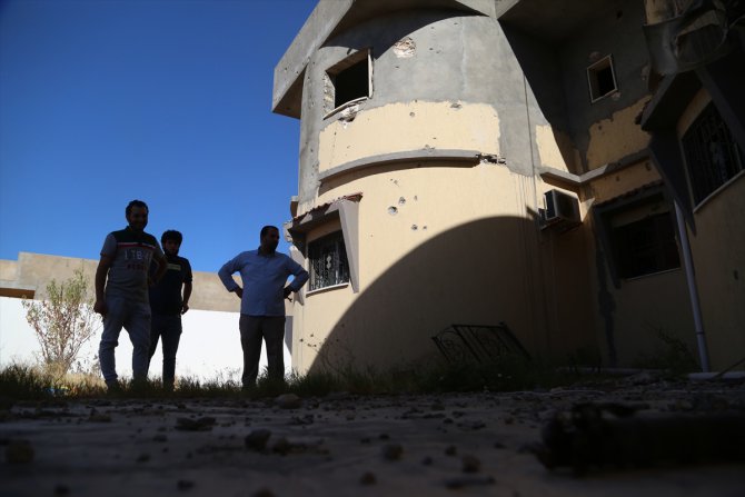 Libya halkından, evlerini mayın ve patlayıcılardan temizleyen TSK'ya teşekkür