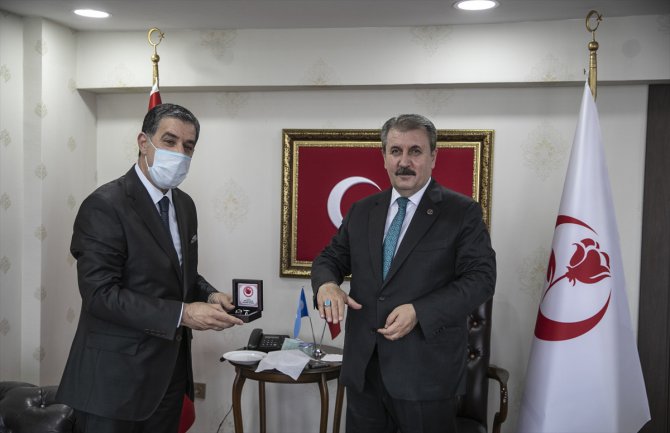 BBP Genel Başkanı Destici, Irak Türkmen heyetini kabul etti: