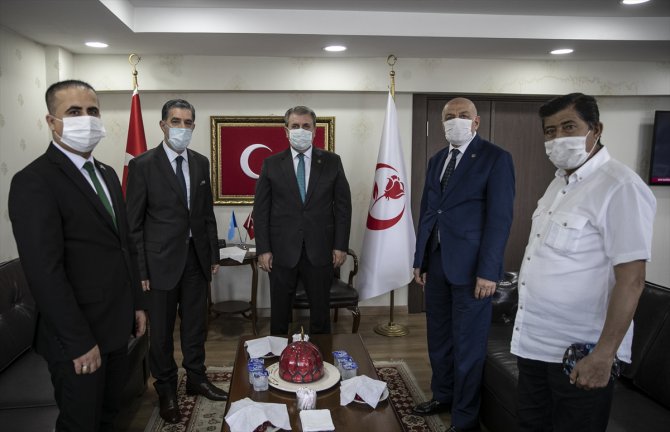 BBP Genel Başkanı Destici, Irak Türkmen heyetini kabul etti:
