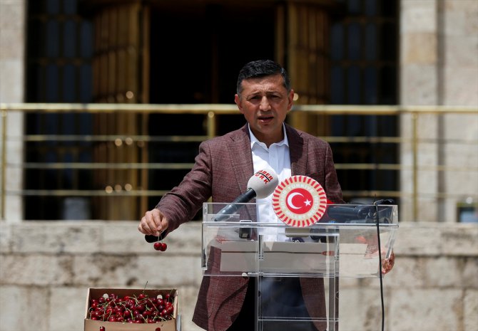 MHP'li Erbaş'tan kiraz üreticisine destek talebi: