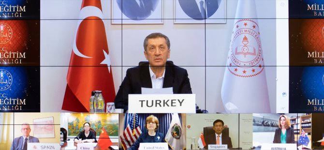 Milli Eğitim Bakanı Selçuk, Türkiye'nin Kovid-19 tecrübelerini G20 ülkelerine anlattı: