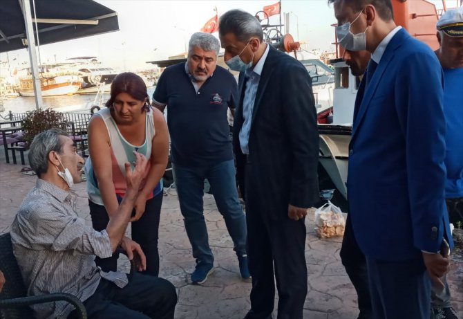 Sinop'ta denize düşen kişiyi Vali Karaömeroğlu ve vatandaşlar kurtardı