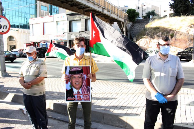 Ürdün'de, İsrail'in "ilhak planı" protesto edildi