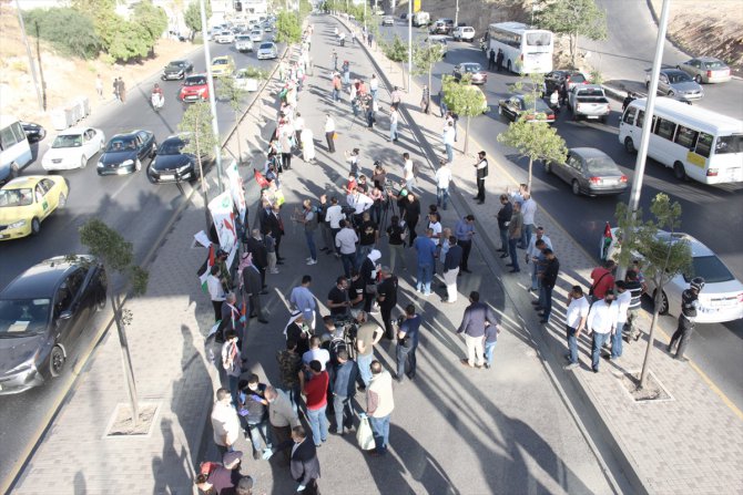 Ürdün'de, İsrail'in "ilhak planı" protesto edildi