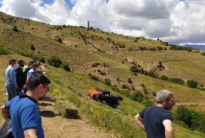 Erzurum'da traktörle balya makinesi arasına sıkışan adam hayatını kaybetti