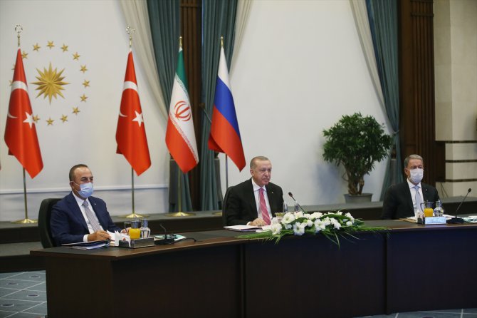 Türkiye-Rusya Federasyonu-İran Üçlü Videokonferans Zirvesi başladı