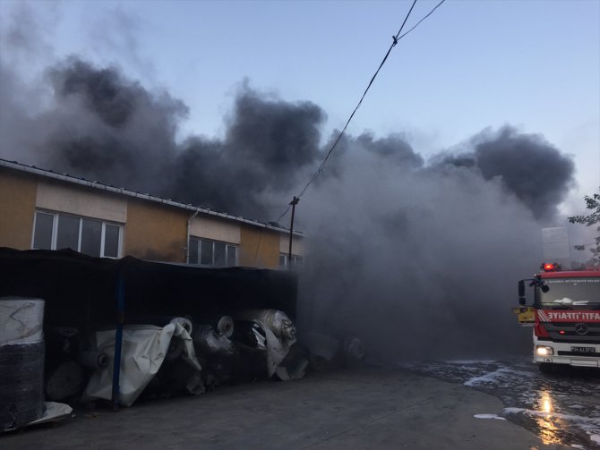 GÜNCELLEME - Başakşehir'de fabrika yangını