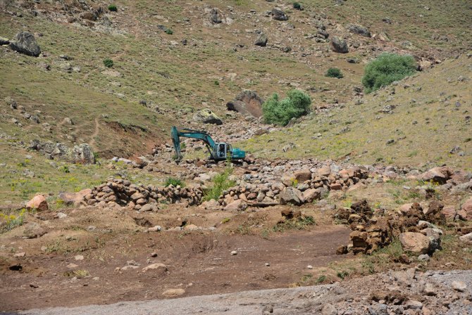 Ağrı'daki selde 2 bin dekar tarım arazisi zarar gördü, 2 ahır yıkıldı