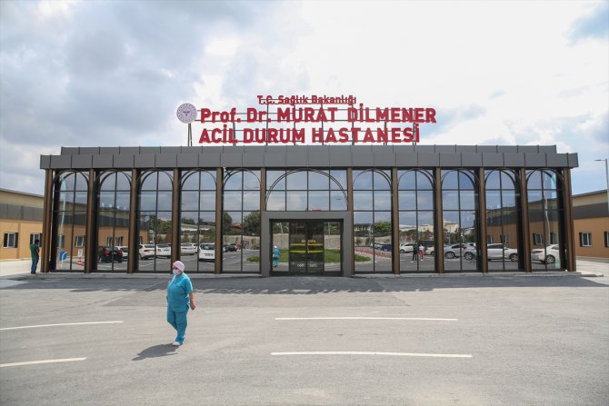 GRAFİKLİ - Prof. Dr. Murat Dilmener Acil Durum Hastanesi Kovid-19 yükünü omuzluyor