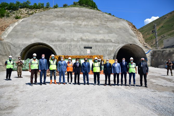 Giresun Valisi Ünlü: "Eğribel Tüneli'nde kazı çalışmaları tamamlandı"