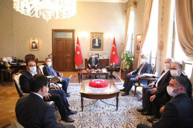 Kazakistan'ın Ankara Büyükelçisi Abzal Saparbekuly Hatay'da