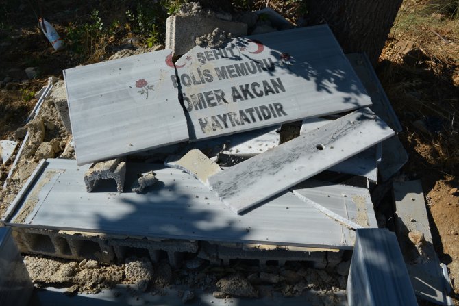 Gaziantep'te şehidin adına yaptırılan çeşmeye zarar verildi