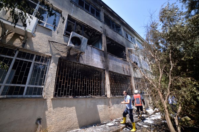 Mersin'de lisenin kimya laboratuvarındaki patlamada 2 öğretmen yaralandı