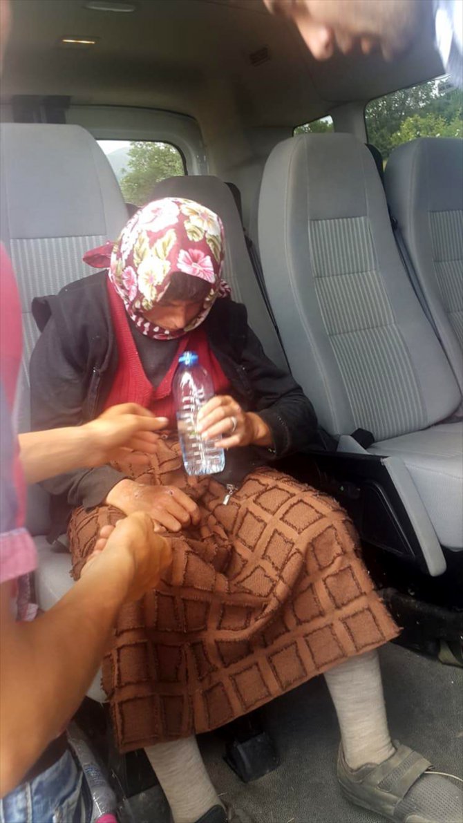 Sivas'ta kaybolan zihinsel engelli kadın jandarma ve AFAD ekiplerince bulundu