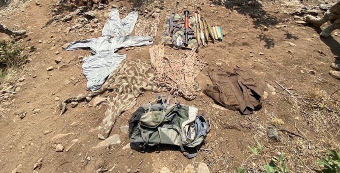 Pençe-Kaplan Operasyonu'nda 1 PKK'lı terörist etkisiz hale getirildi, çok sayıda mühimmat imha edildi