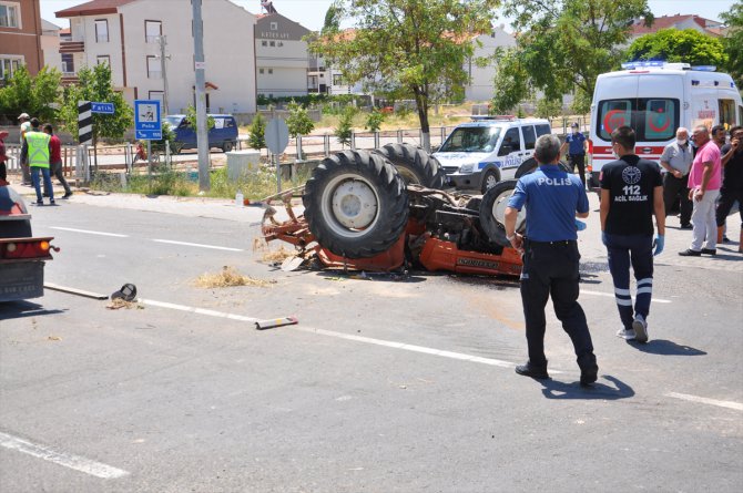 Nevşehir'de tırla çarpışan traktörün sürücüsü öldü