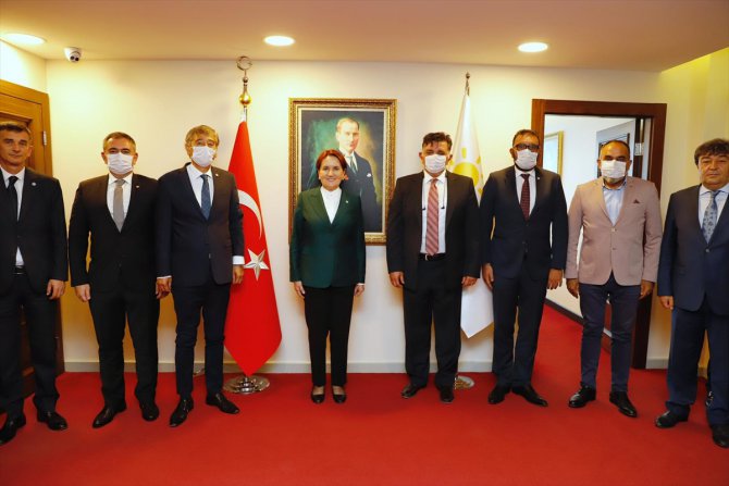 Akşener, Türk Eczacıları Birliği Başkanı Çolak ile görüştü