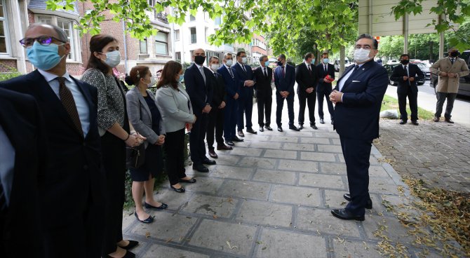 Şehit diplomat Dursun Aksoy Brüksel'de anıldı