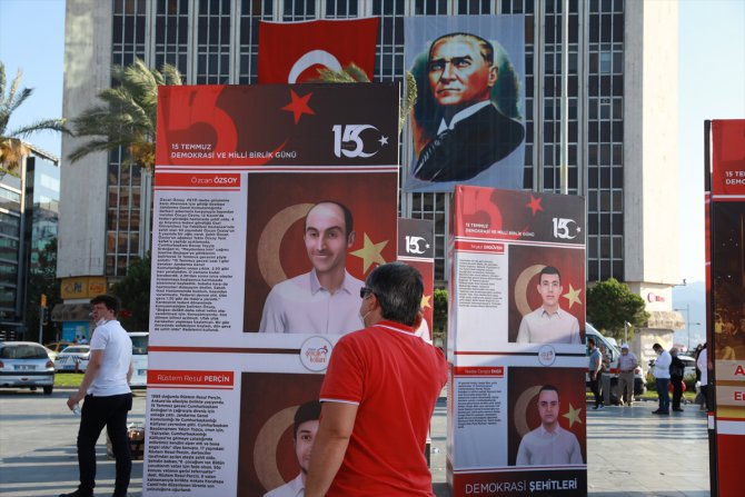İzmir'de "15 Temmuz Demokrasi Sergisi" açıldı