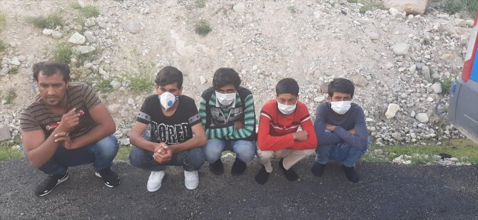Kars'ta 5 düzensiz göçmen yakalandı