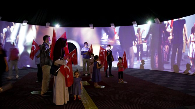 Samsun'da "15 Temmuz Zaferi" dijital ortamda sergileniyor