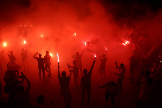 Hatayspor'un şampiyonluğu kentte kutlanıyor