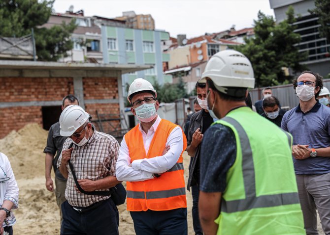 Bakan Kasapoğlu, İstanbul'da yapımı süren tesisleri inceledi