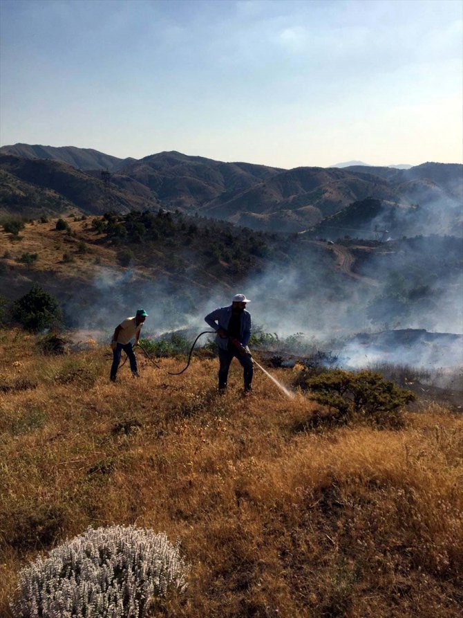 Elazığ'daki yangında 60 hektar ormanlık alan zarar gördü