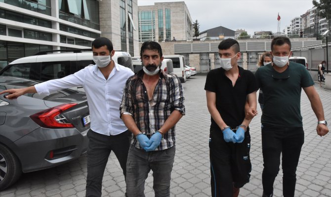 GÜNCELLEME - Samsun'da polis memurlarını darbettiği öne sürülen anne, baba ve oğlu yakalandı